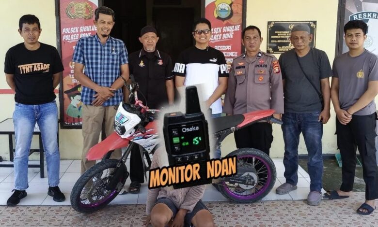 Aksi Pencurian Motor Trail di Bontocani Berakhir di Tangan Polisi Sibulue