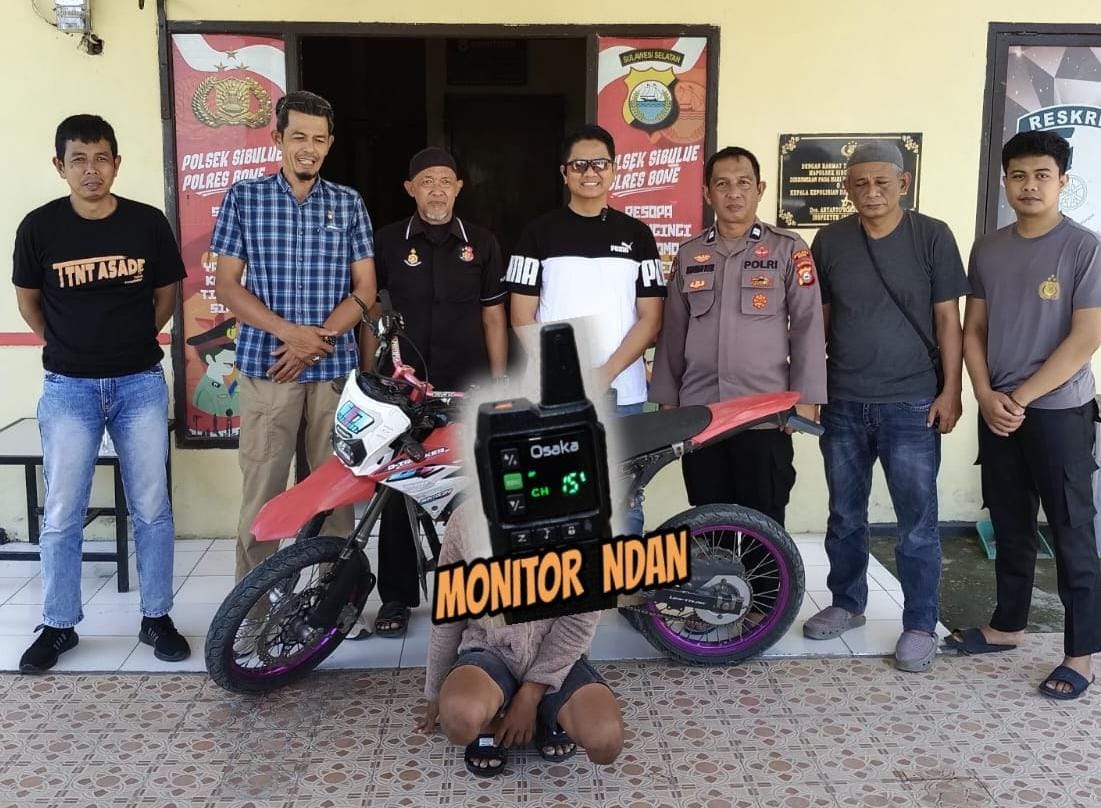 Aksi Pencurian Motor Trail di Bontocani Berakhir di Tangan Polisi Sibulue