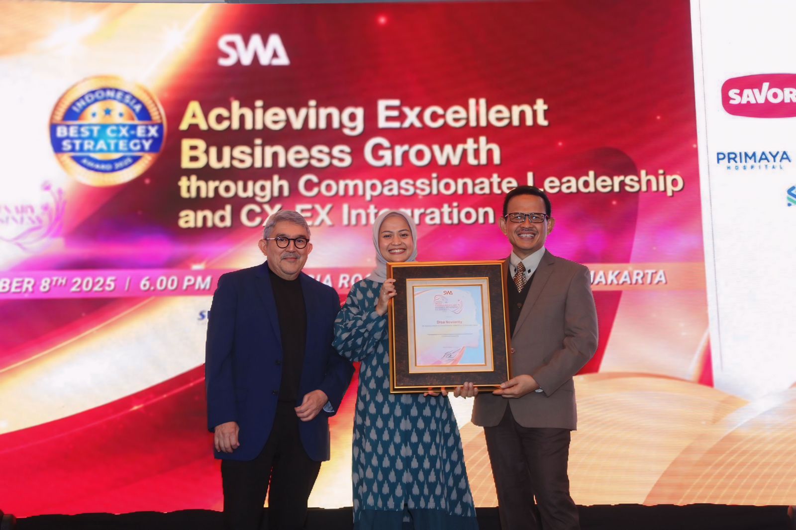 Disa Rizky Novianty, People & Culture Director KALLA Raih Penghargaan Indonesia Most Powerful Business Women Leader 2025