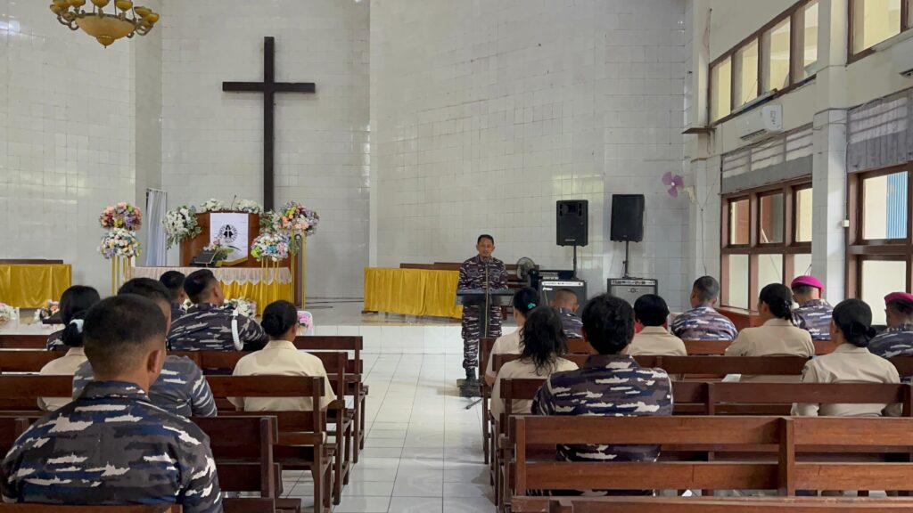 Jelang HUT Ke-80 TNI, Kodaeral VI Gelar Doa Bersama