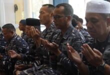 Jelang HUT Ke-80 TNI, Kodaeral VI Gelar Doa Bersama