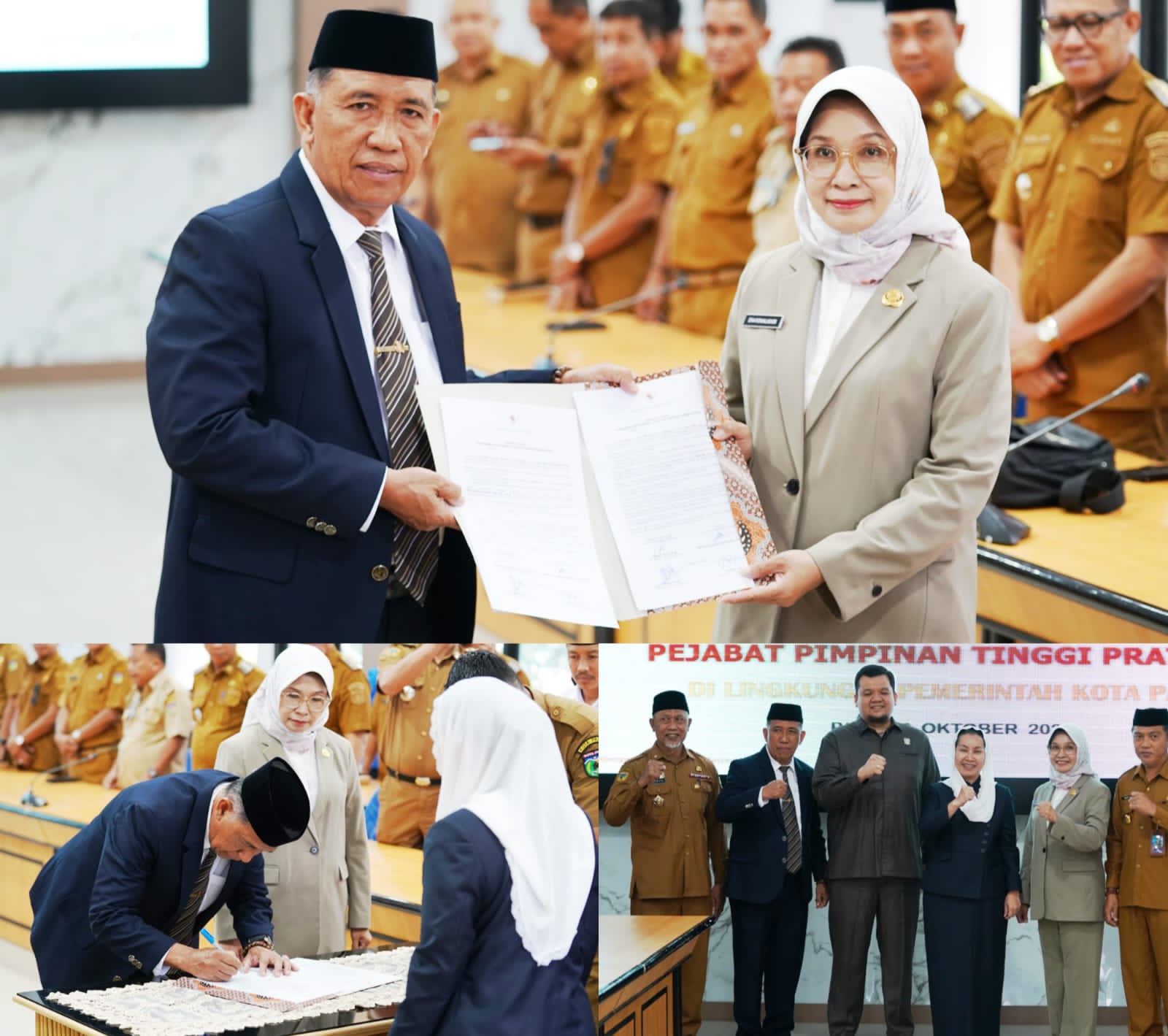 Pelantikan Pejabat JPT Pemkot Palu, Wawali Imelda: Jaga Komitmen Integritas!