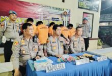 Polsek Manggala Tangkap lima Anggota Geng Motor Serang Warga