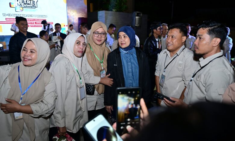 Aliyah Mustika Ilham Buka Kegiatan Retret Lurah Pemkot Makassar 2025 di Malino
