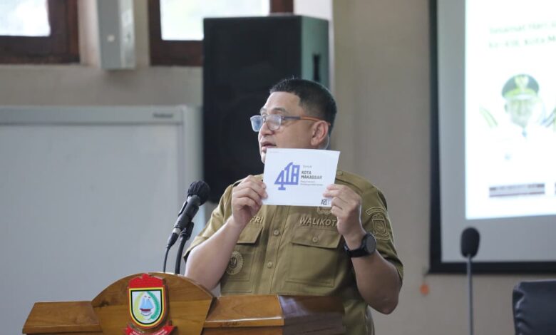 Reyhan Juara Desain Logo HUT Ke-418 Makassar, Konsep "Simpul Terpadu"
