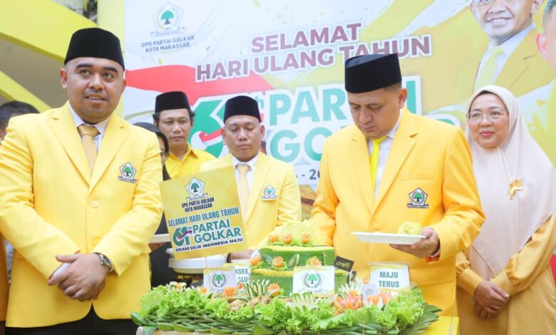 Struktur hingga Akar Rumput Kuat, Munafri Optimistis Golkar Makassar Berjaya di Pemilu 2029