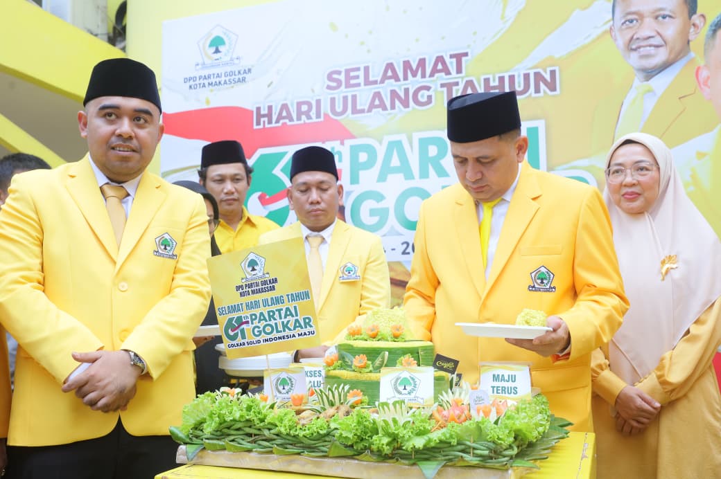 Struktur hingga Akar Rumput Kuat, Munafri Optimistis Golkar Makassar Berjaya di Pemilu 2029