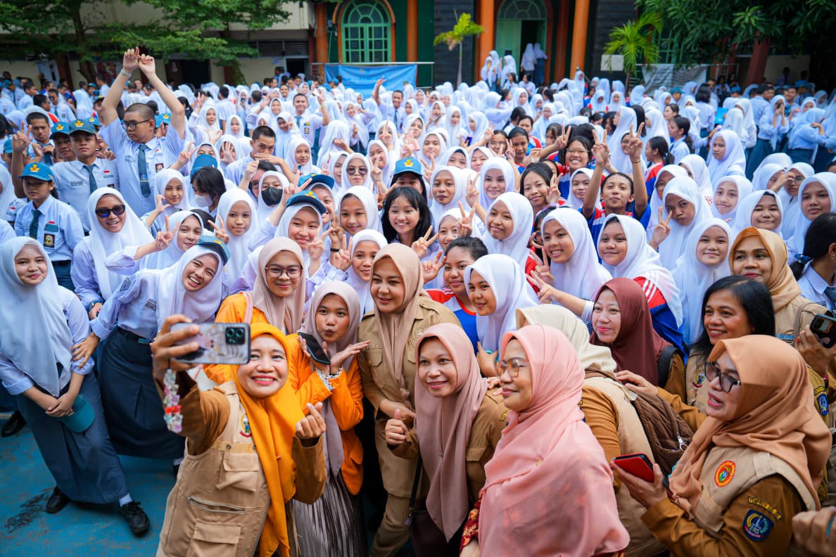 Wagub Sulsel Fatmawati Edukasi Siswa soal Kesehatan dan Bahaya Narkoba
