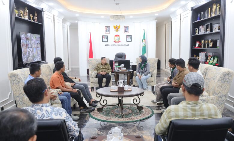 Munafri Bahas Program Zero Waste dan Training Hub Bersama HMI Makassar