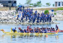 Kodaeral VI Navy Open Water Sport Competition 2025 Mulai Perlombakan Dayung Perahu Naga