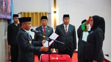 Lantik 73 Pejabat Bone Andi Asman Silahkan Bekerja Sesuai Sumpah Yang Diucapkan