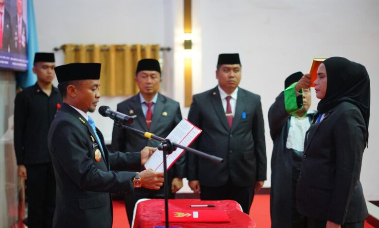 Lantik 73 Pejabat Bone Andi Asman Silahkan Bekerja Sesuai Sumpah Yang Diucapkan
