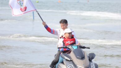 Lima Negara Ramaikan Makassar International Jetski Championship di Pantai Biru