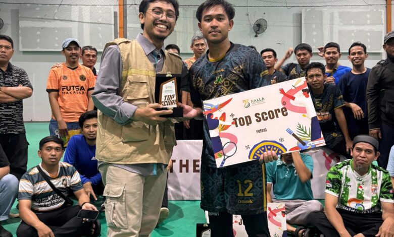 Satrio Cetak 18 Gol, Raih Gelar Top Score Kalla Futsal Competition 2025