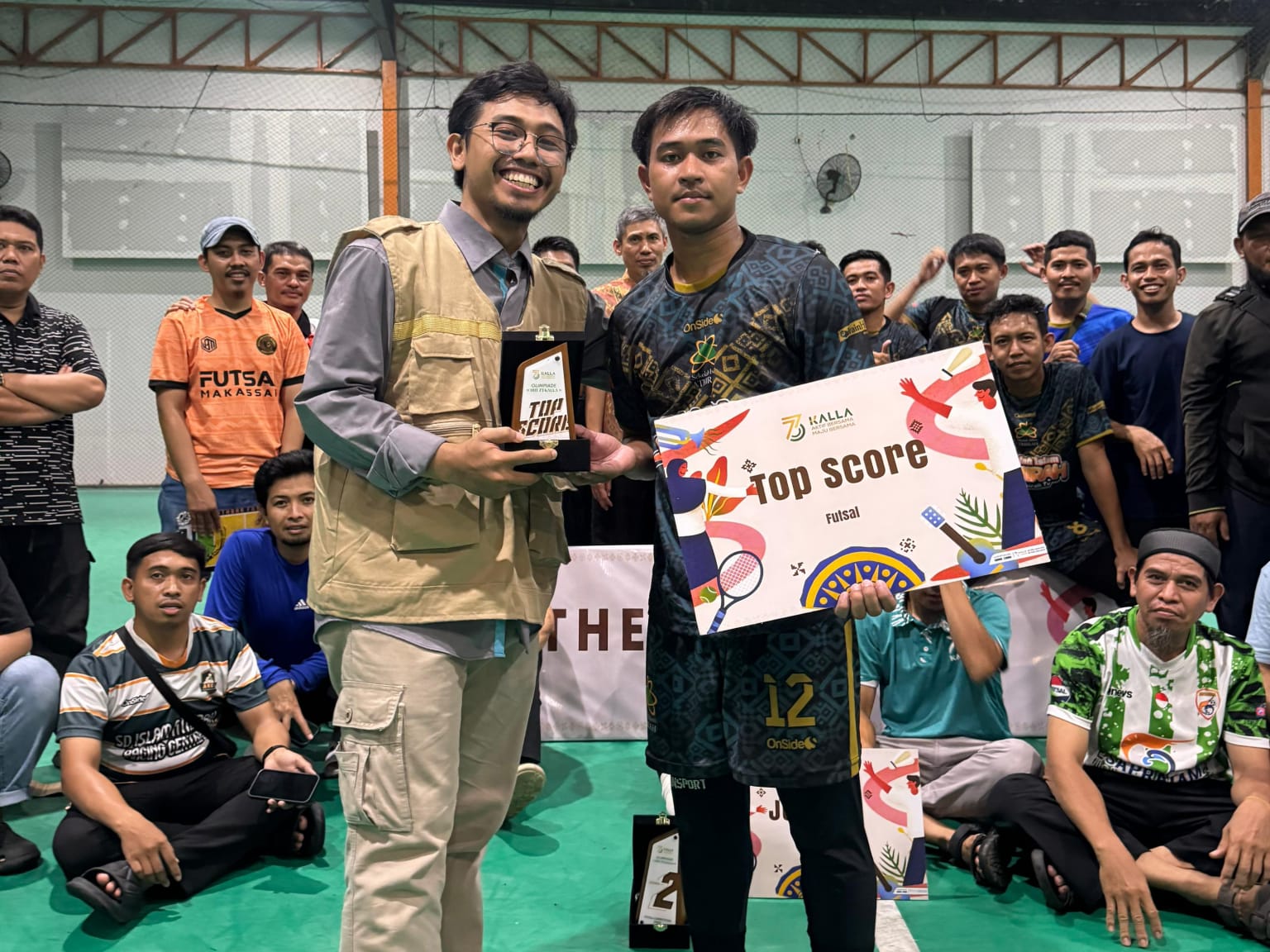 Satrio Cetak 18 Gol, Raih Gelar Top Score Kalla Futsal Competition 2025