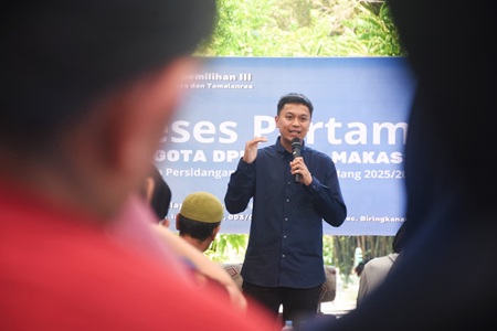 Legislator DPRD Makassar Odhika Cakra Menutup Reses Pertama di Sudiang