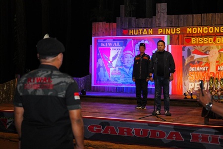 Wabup Gowa Buka Camping Day Kiwal Garuda Hitam