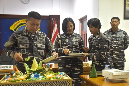 Dankodaeral VI Pimpin Doa Bersama Jelang Makassar Navy Open Water Sport Tahun 2025