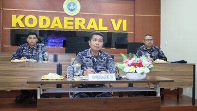 Dankodaeral VI Ikuti Rapat dengan Wakil Panglima TNI Melalui Vicon Bahas Tindak Lanjut PKS Antara TNI dan PT Agrinas Pangan Nusantara