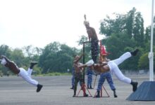 Kodareal VI Ikuti Upacara dan Defile HUT Ke-80 TNI Tahun 2025 Di Lanud Sultan Hasanuddin