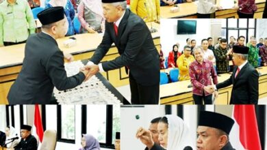 Pacu Kinerja Pemerintahan, Hadianto Rasyid Lantik Pejabat Tinggi Pratama Lingkup Pemkot Palu
