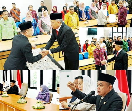 Pacu Kinerja Pemerintahan, Hadianto Rasyid Lantik Pejabat Tinggi Pratama Lingkup Pemkot Palu