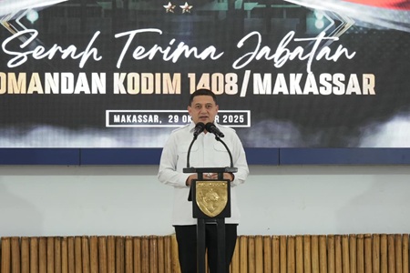 Wali Kota Munafri Hadiri Lepas Sambut Dandim 1408/Makassar, Ajak Forkopimda Perkuat Sinergi