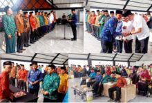 Wakili Wali Kota, Asisten 1 Pemkot Palu Hadiri Pelantikan dan Orientasi Dewan Hakim MTQ Palu 2025