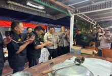 Wakapolrestabes Makassar Resmikan Posko FKPM Bangkala