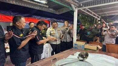 Wakapolrestabes Makassar Resmikan Posko FKPM Bangkala
