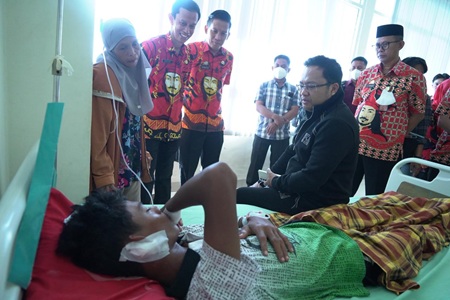 Wabup Gowa Pastikan Korban Busur di Bontoramba Dapat Perawatan Layak