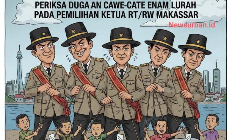 BKPSDMD Periksa Dugaan Cawe-cawe Enam Lurah pada Pemilihan Ketua RTRW Makassar