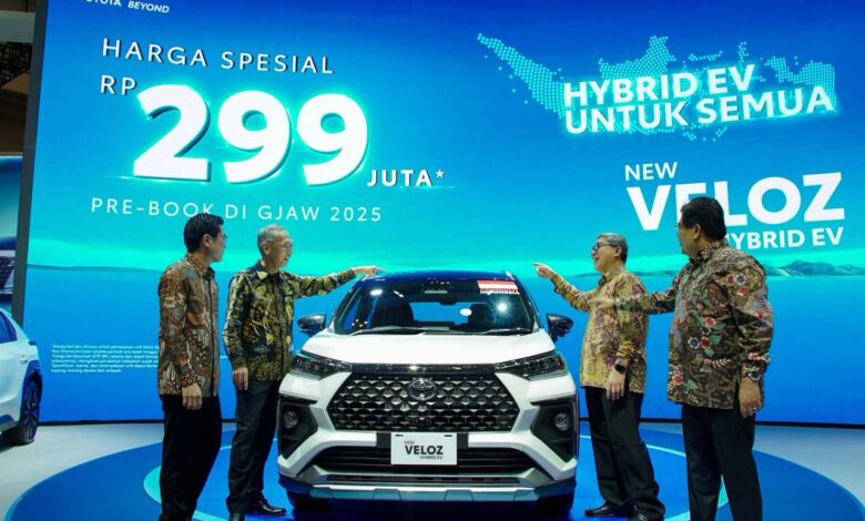 GJAW 2025 Jadi Panggung Toyota Debut Global Veloz Hybrid EV & Penjualan BEV Perdana