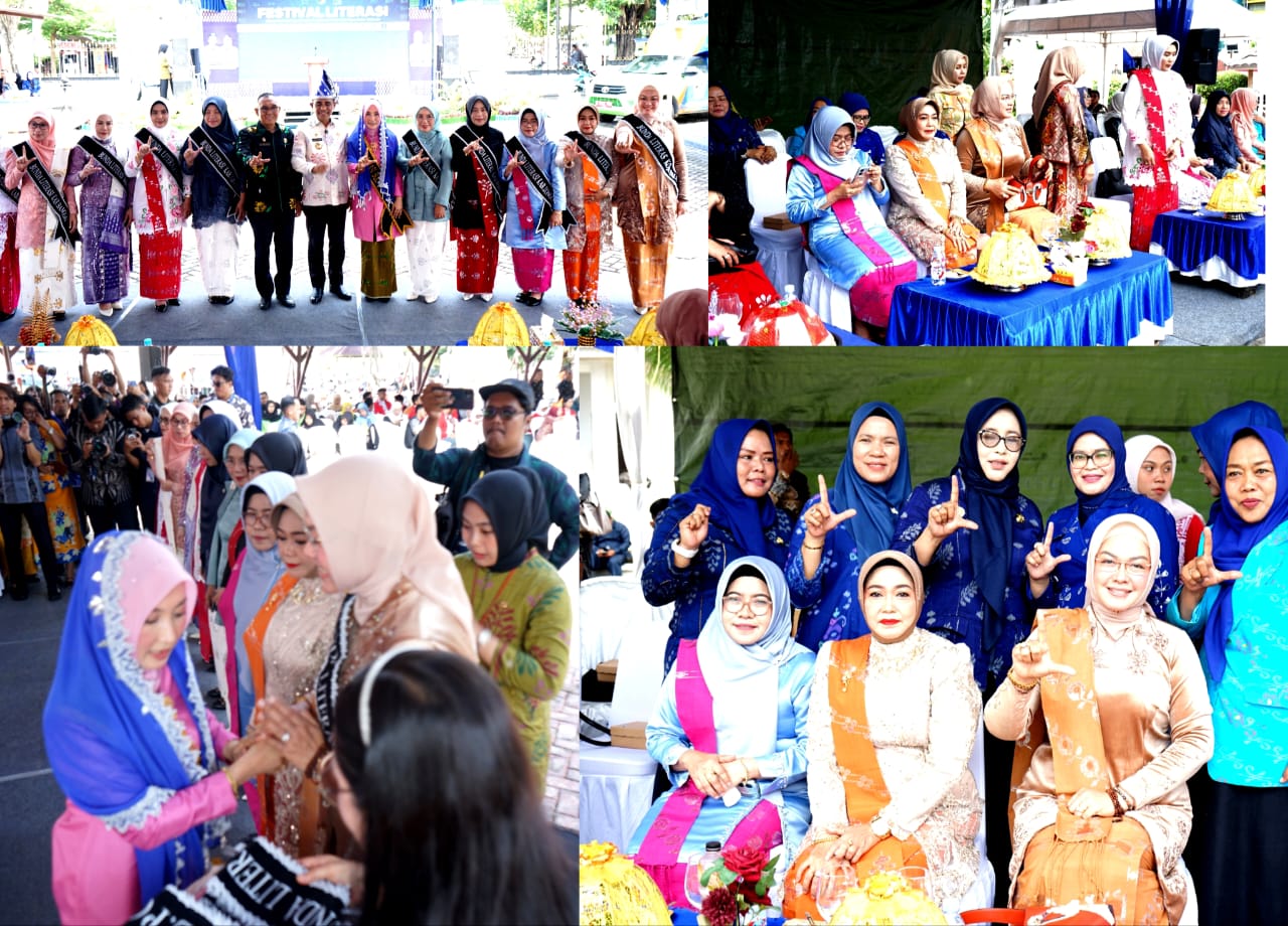 Diah Puspita Dikukuhkan Sebagai Bunda Literasi Kota Palu dan Provinsi Sulteng