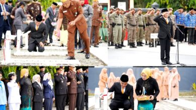 Wali Kota Palu Hadianto Rasyid Hadiri Upacara Peringatan Hari Pahlawan di TMP Nasional Tatura