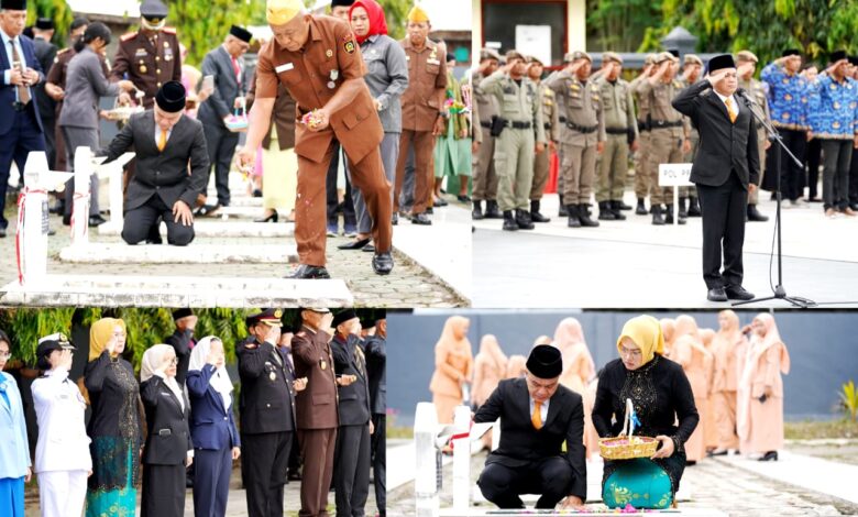 Wali Kota Palu Hadianto Rasyid Hadiri Upacara Peringatan Hari Pahlawan di TMP Nasional Tatura