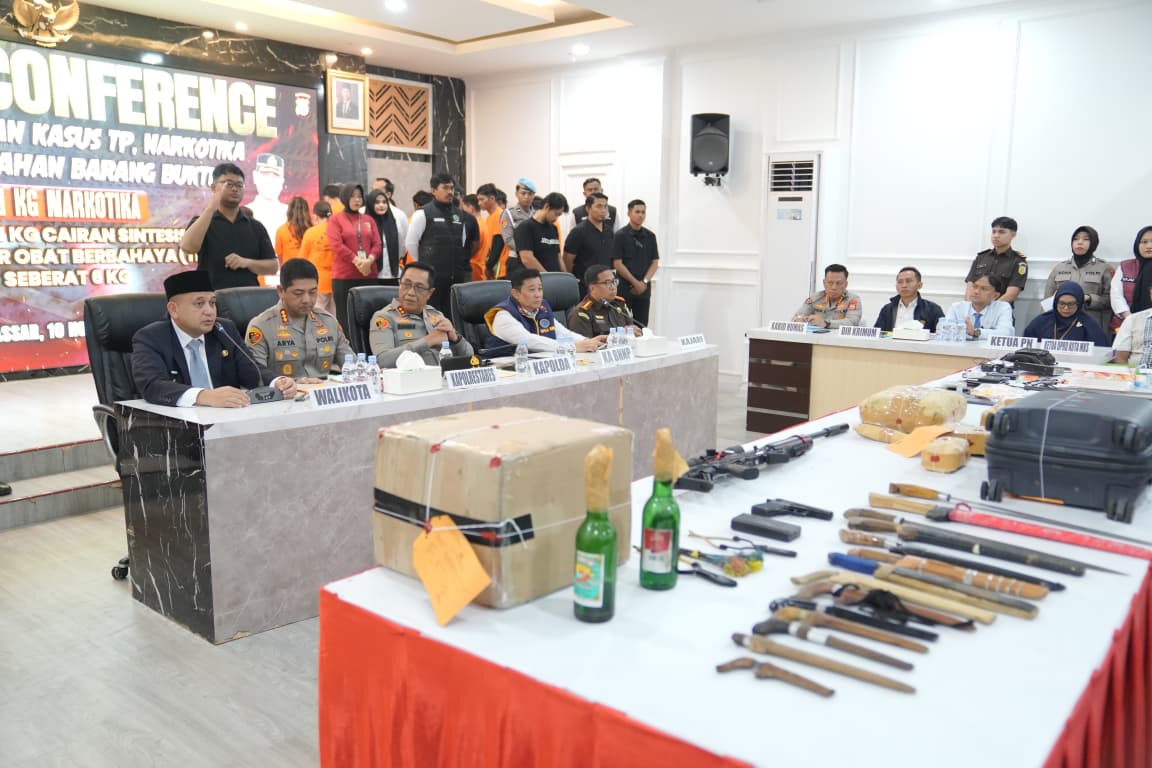 Wali Kota Makassar Apresiasi Pemusnahan 20 Kg Narkotika Dukung Polisi Tindak Tegas Pengedar
