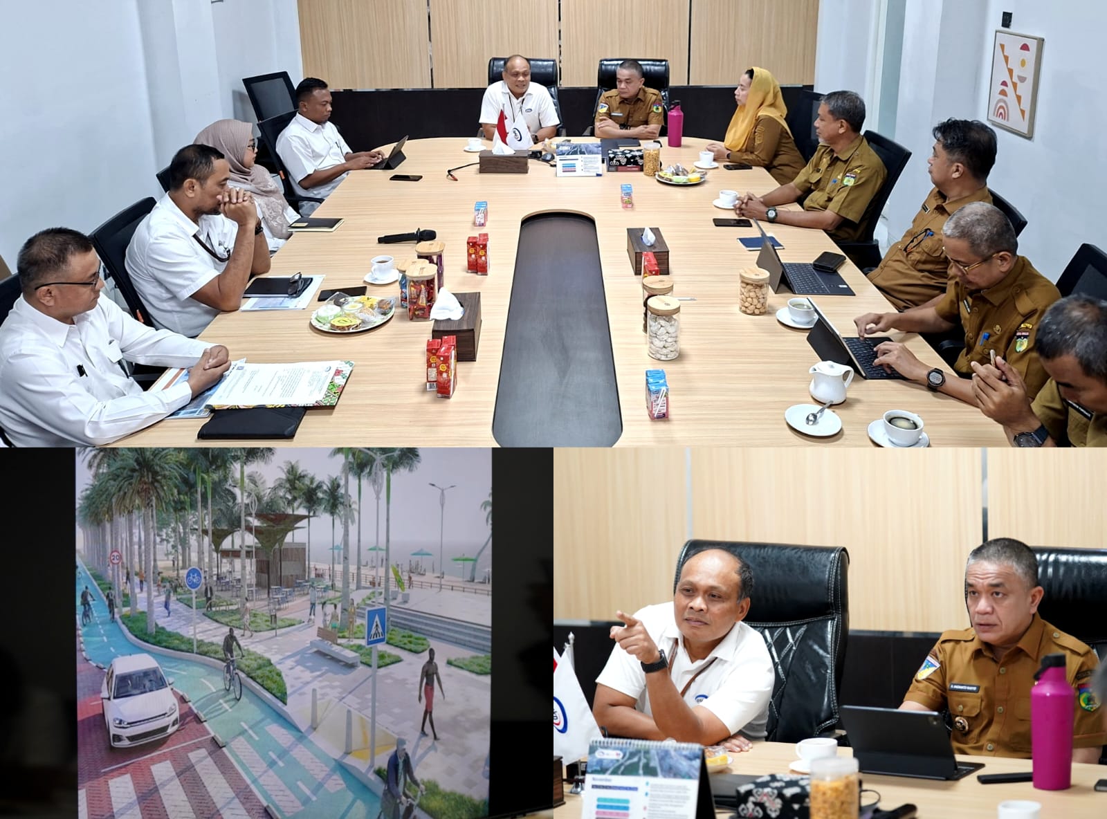 Sambangi Kantor BPKP Perwakilan Sulteng, Hadianto Rasyid Bahas Rencana Pembangunan Kawasan Elevated Road Silabeta Kota Palu