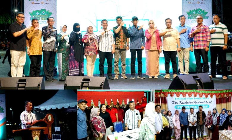 Wakili Wali Kota, Plt Asisten II Hadiri Pembukaan Festival Palu Sehat di Lapangan Vatulemo