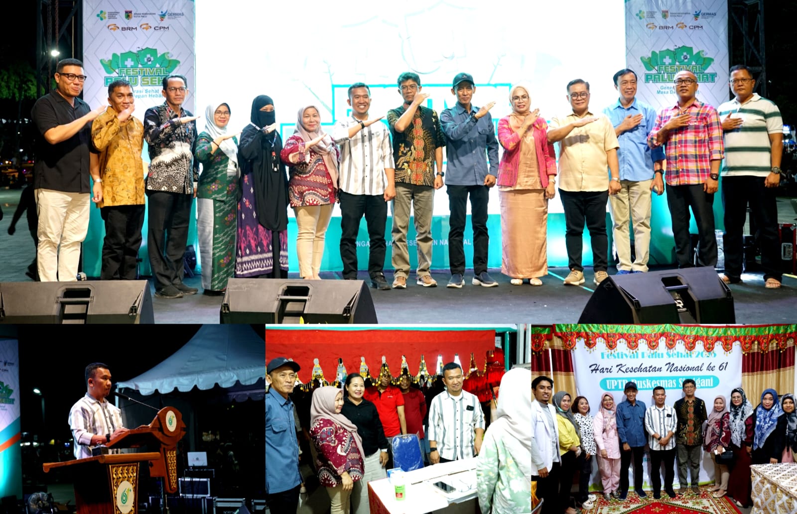 Wakili Wali Kota, Plt Asisten II Hadiri Pembukaan Festival Palu Sehat di Lapangan Vatulemo