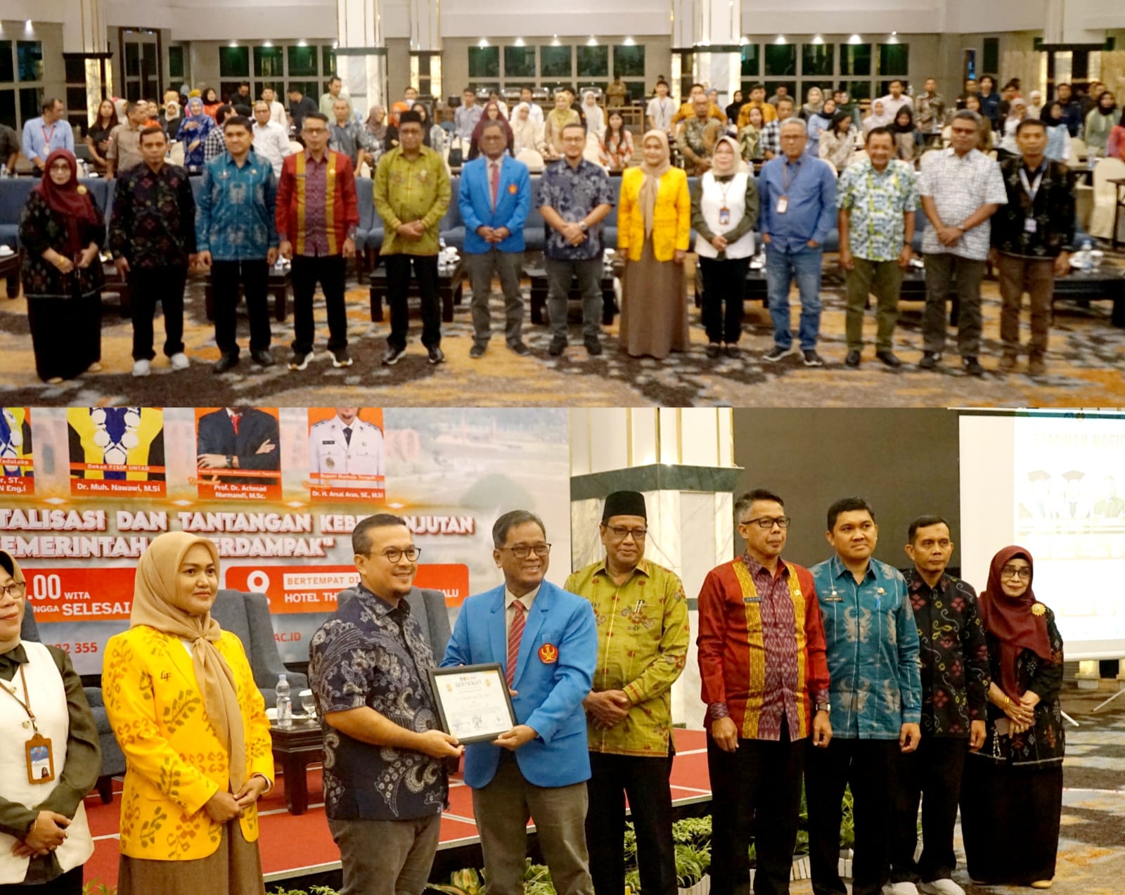 Wakili Wali Kota Palu Arfan Hadiri Seminar Nasional Disrupsi Digitalisasi dan Tantangan Keberlanjutan Pemerintahan Berdampak