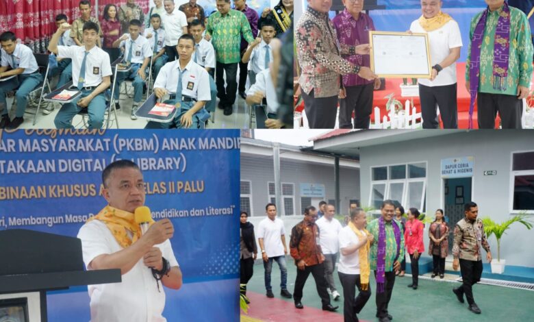 Wali Kota Hadianto Rasyid Hadiri Peresmian PKBM Anak Mandiri di LPKA Kelas II Palu