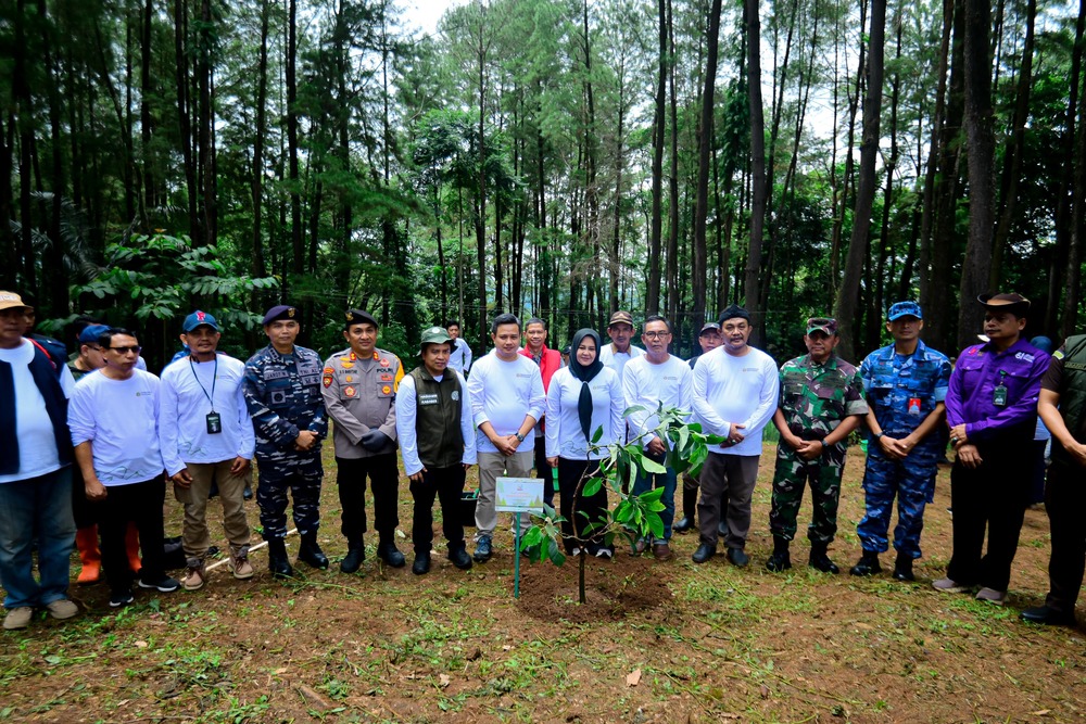 Wagub Fatmawati Ajak Perkuat Kolaborasi Hijaukan Sulsel Saat Pimpin Penanaman Pohon Serentak di Gowa