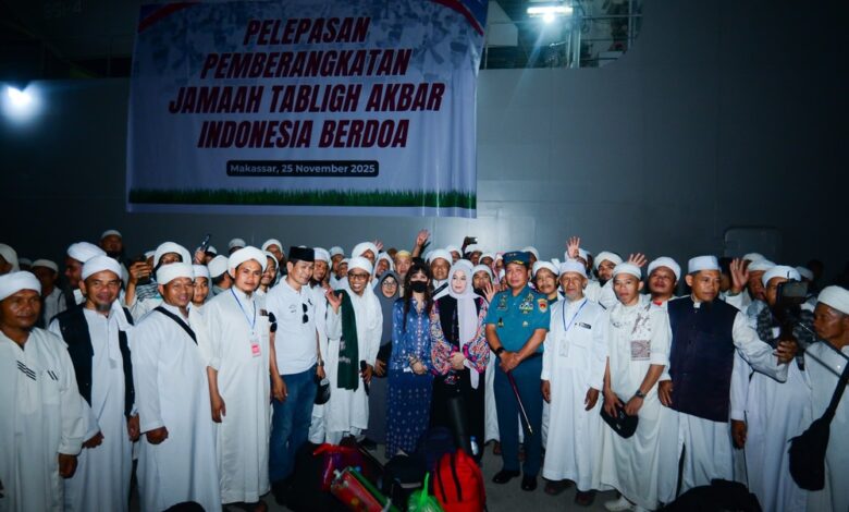Lepas 800 Jamaah Tabligh Sulsel ke Ijtima Indonesia, Fatmawati Rusdi Ingatkan Jaga Persaudaraan