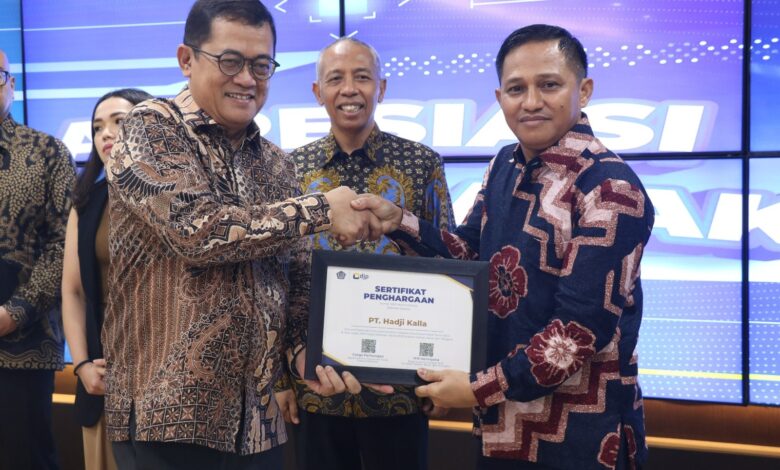 KALLA Kembali Raih Penghargaan Wajib Pajak Terbaik dari Kanwil DJP Sulselbartra