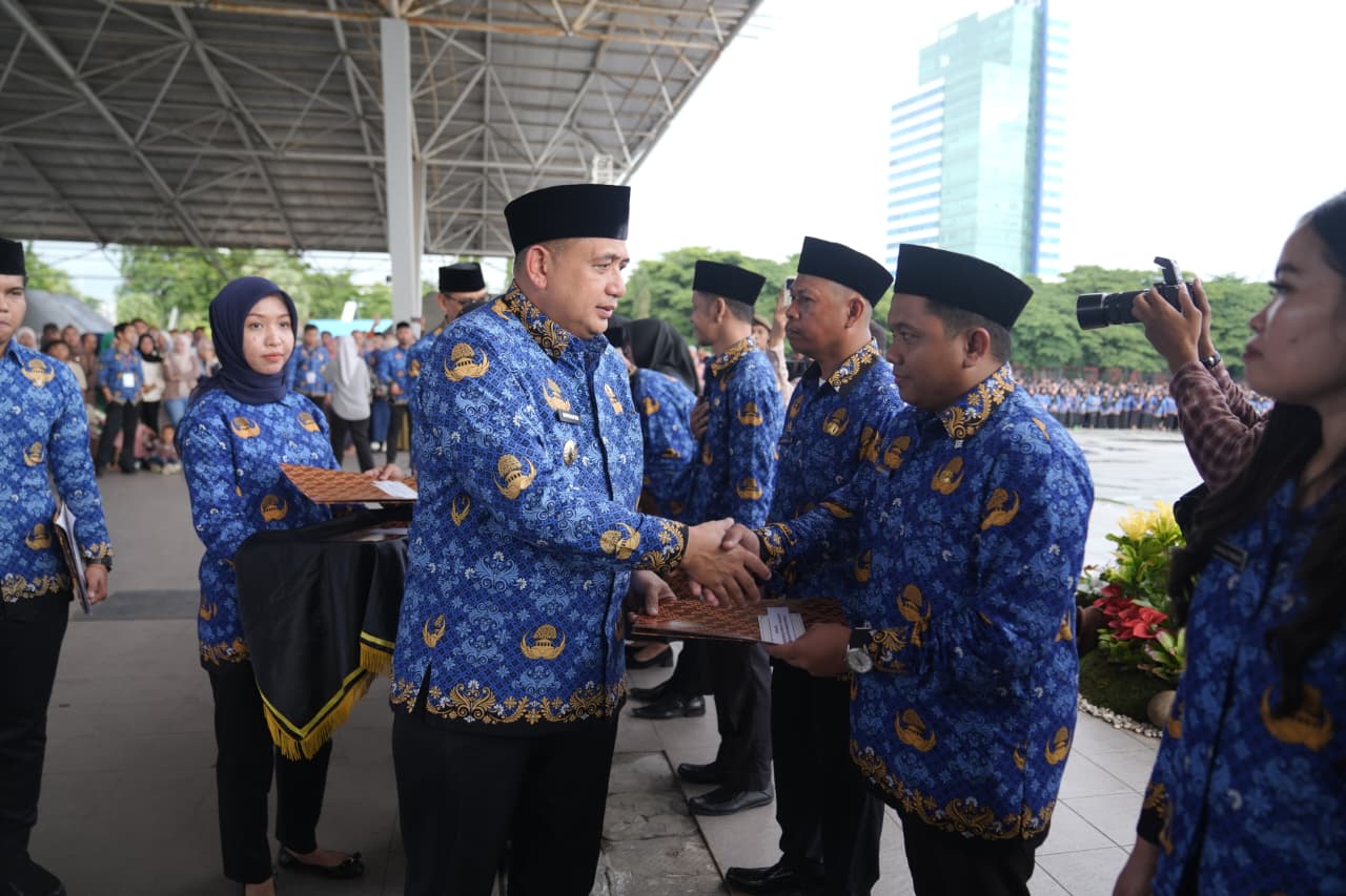 Munafri Lantik 6.936 PPPK Pemkot Makassar, Tegaskan Integritas dan Komitmen Pelayanan Publik