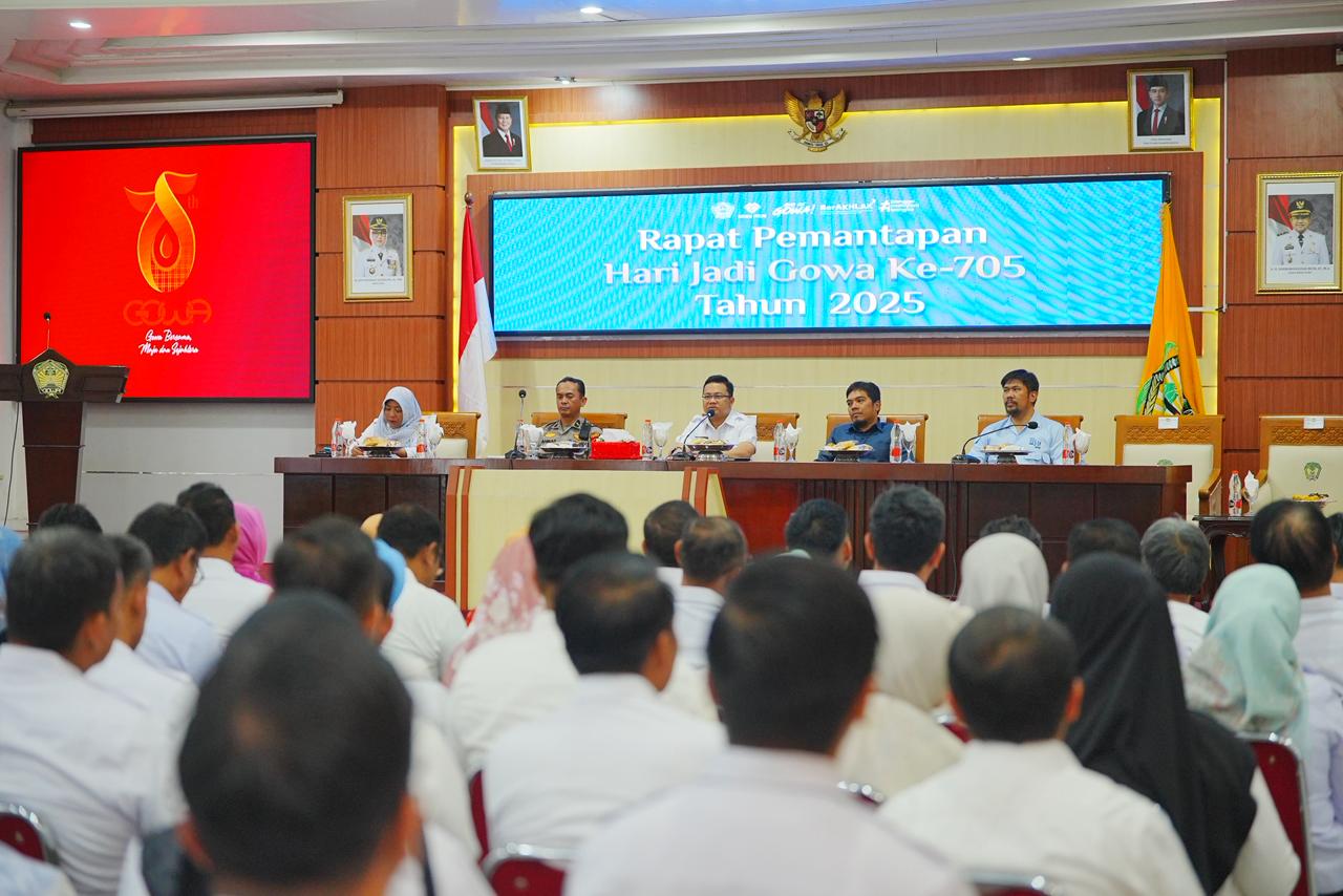 Pemkab Gowa Launching Logo dan Tema Hari Jadi Gowa ke-705 “Gowa Bersama, Maju dan Sejahtera”