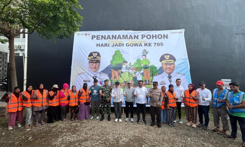 Pemkab Gowa dan Kemendes PDT Tanam Pohon Sukun, Wujudkan Komitmen Lingkungan Hijau Jelang HJG ke-705