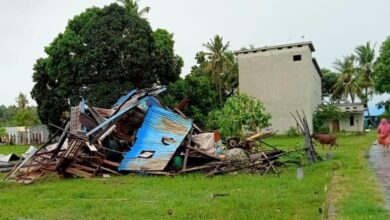 Puting Beliun Porak Porandakan Belasan Rumah Warga Di Desa Mallari