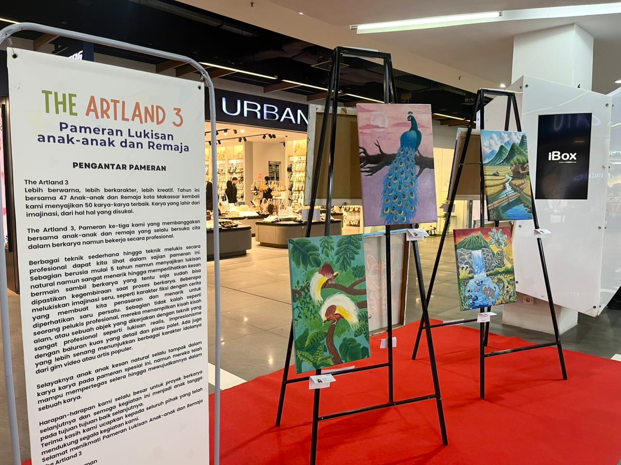 The Artland 3 Pameran Lukisan Anak di Mal Ratu Indah Tampilkan Imajinasi Tanpa Batas